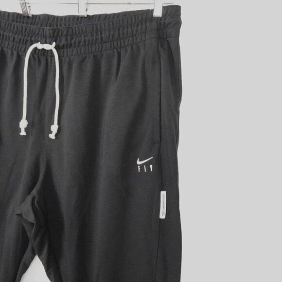 Nike Dri-Fit Basketball Pants Women's Plus Size 3X Black Drawstring Swoosh Fly - Picture 4 of 11